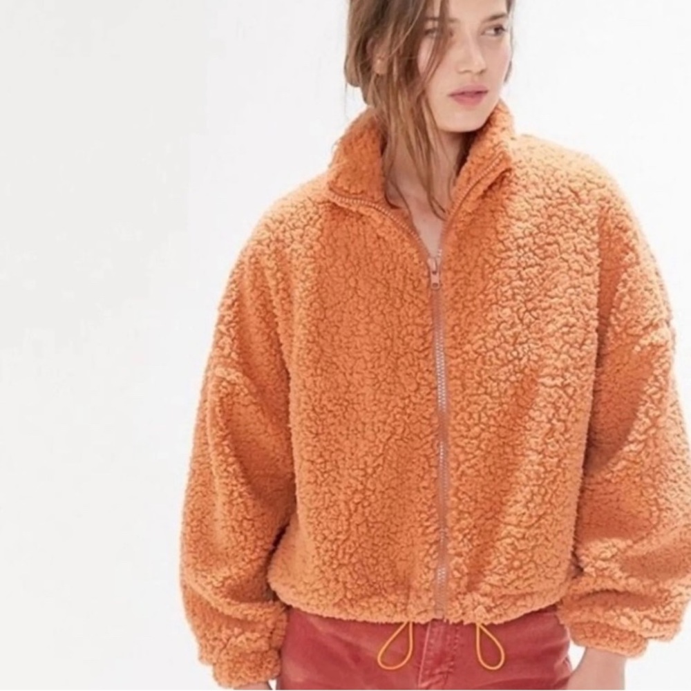 Urban Outfitters Willow Sherpa Teddy Jacket • Size XS